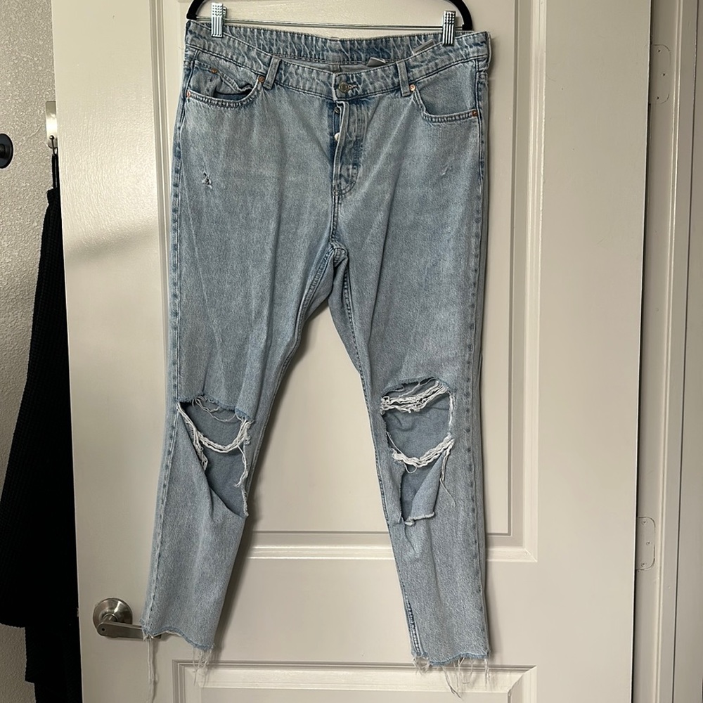 H&M ripped denim